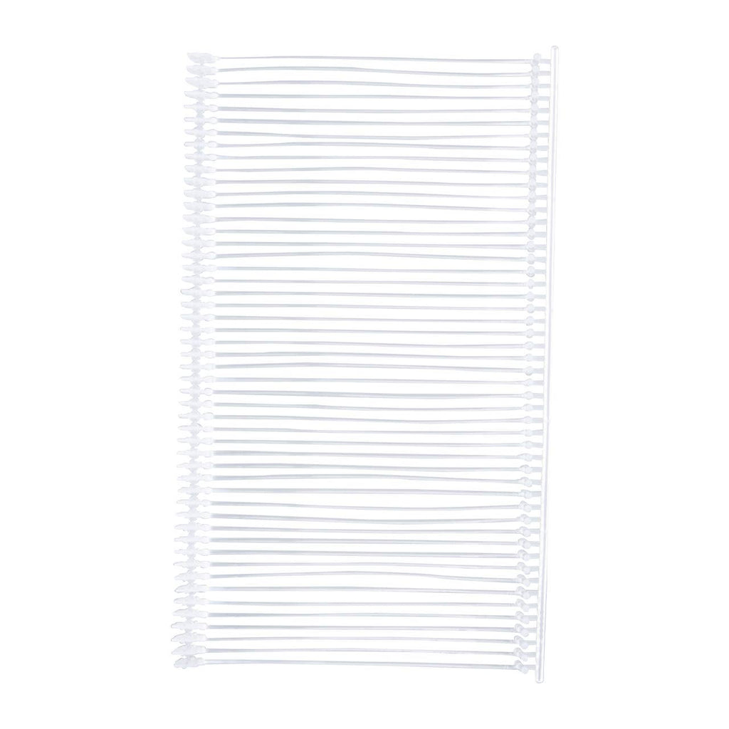 2" Clear Fine Fabric Tagging Fasteners - Carton of 5000