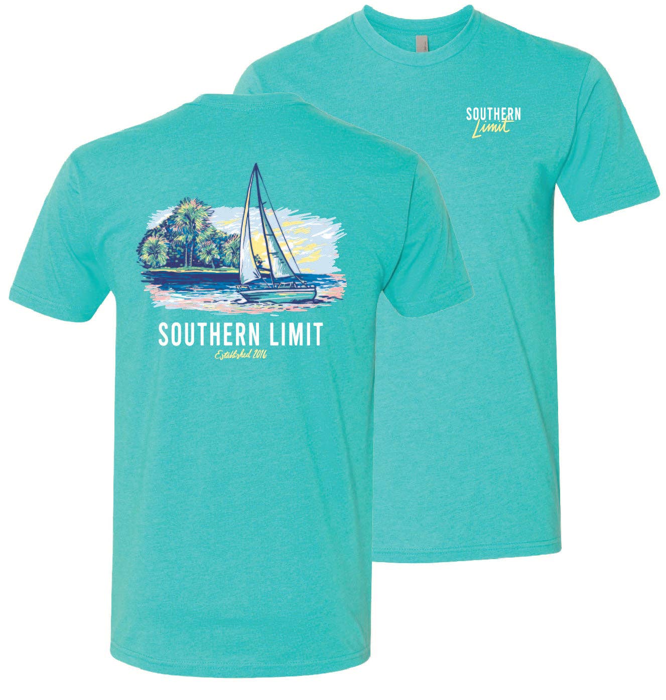 Sailboat -Tahiti Blue