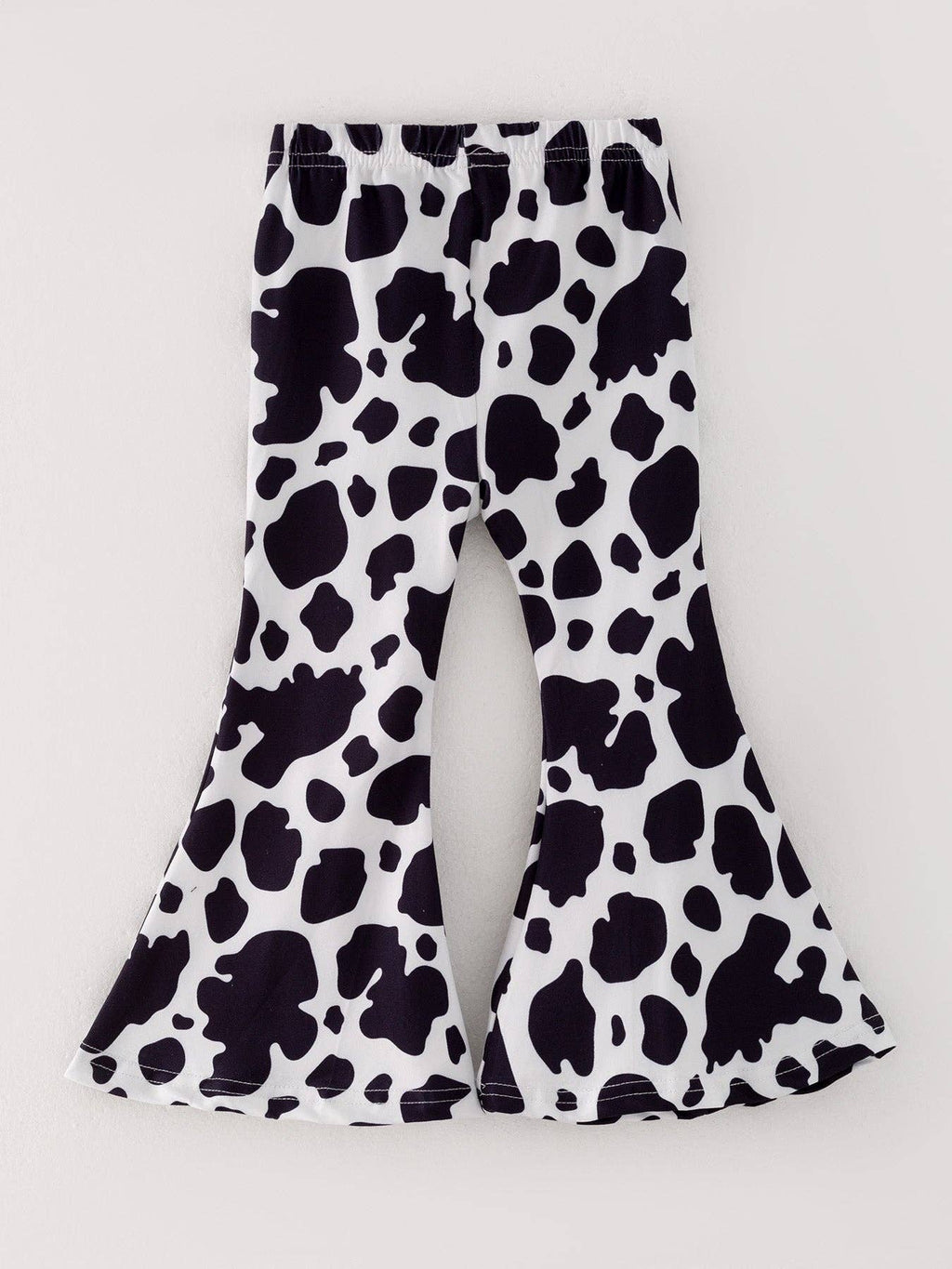 Girls Cow Print Milk Silk Pants: 3-4Y