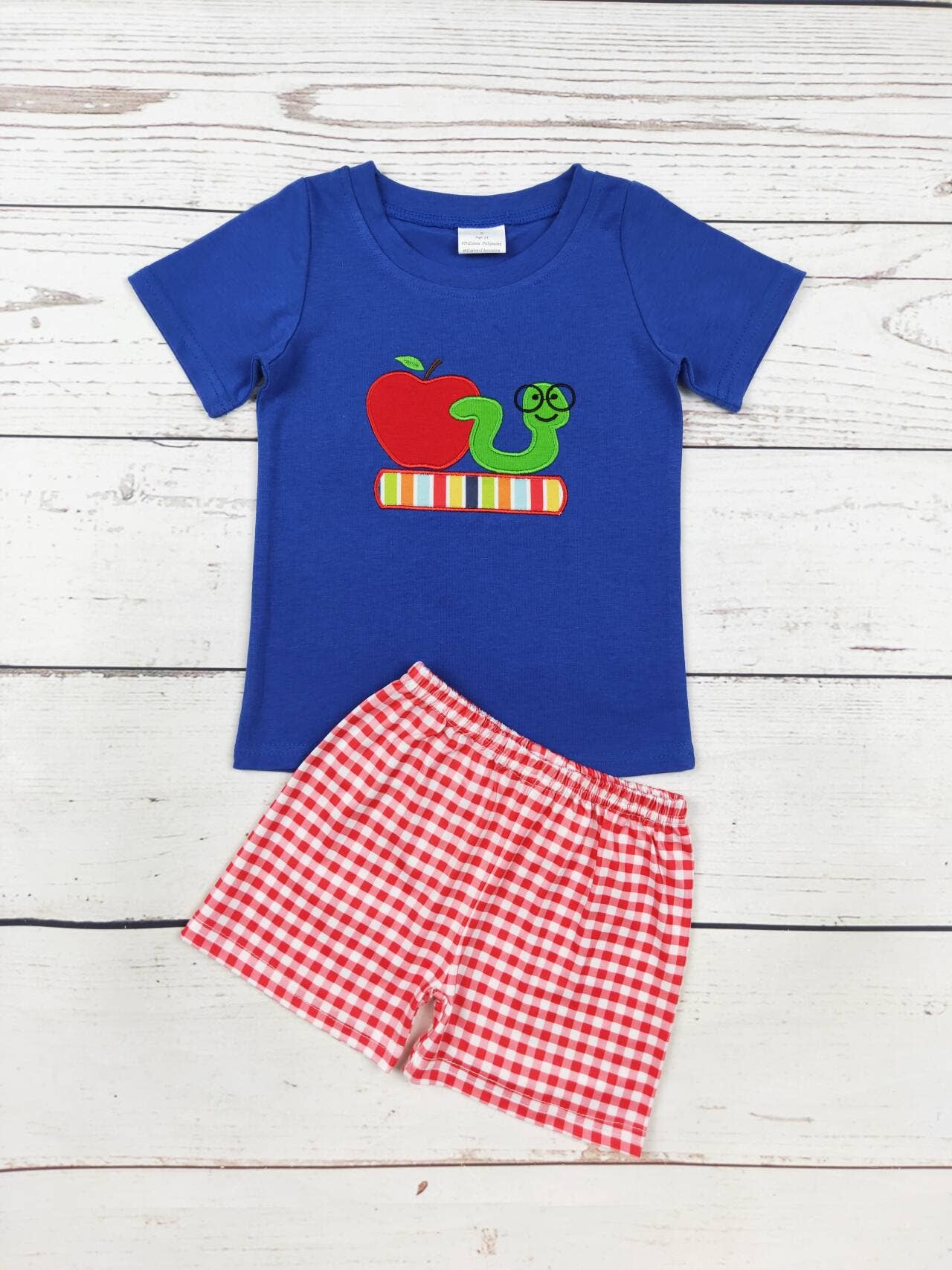 Boys Appliqué Back To School Clothes