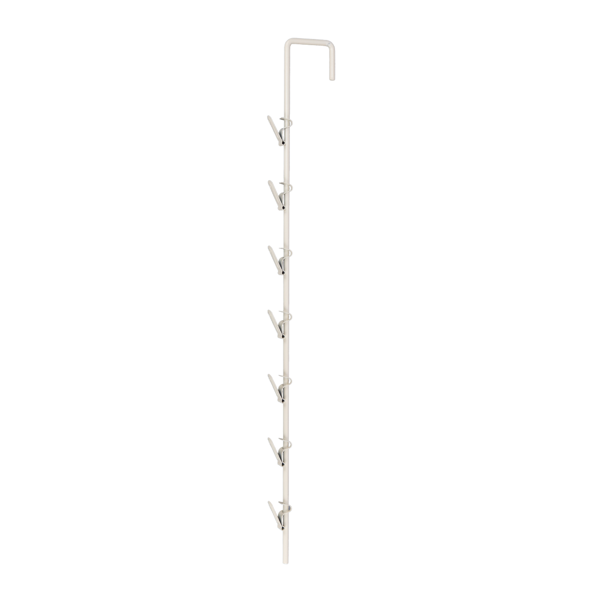 Metal Spring Clip 7 Hook Merchandiser Strip - 20"L
