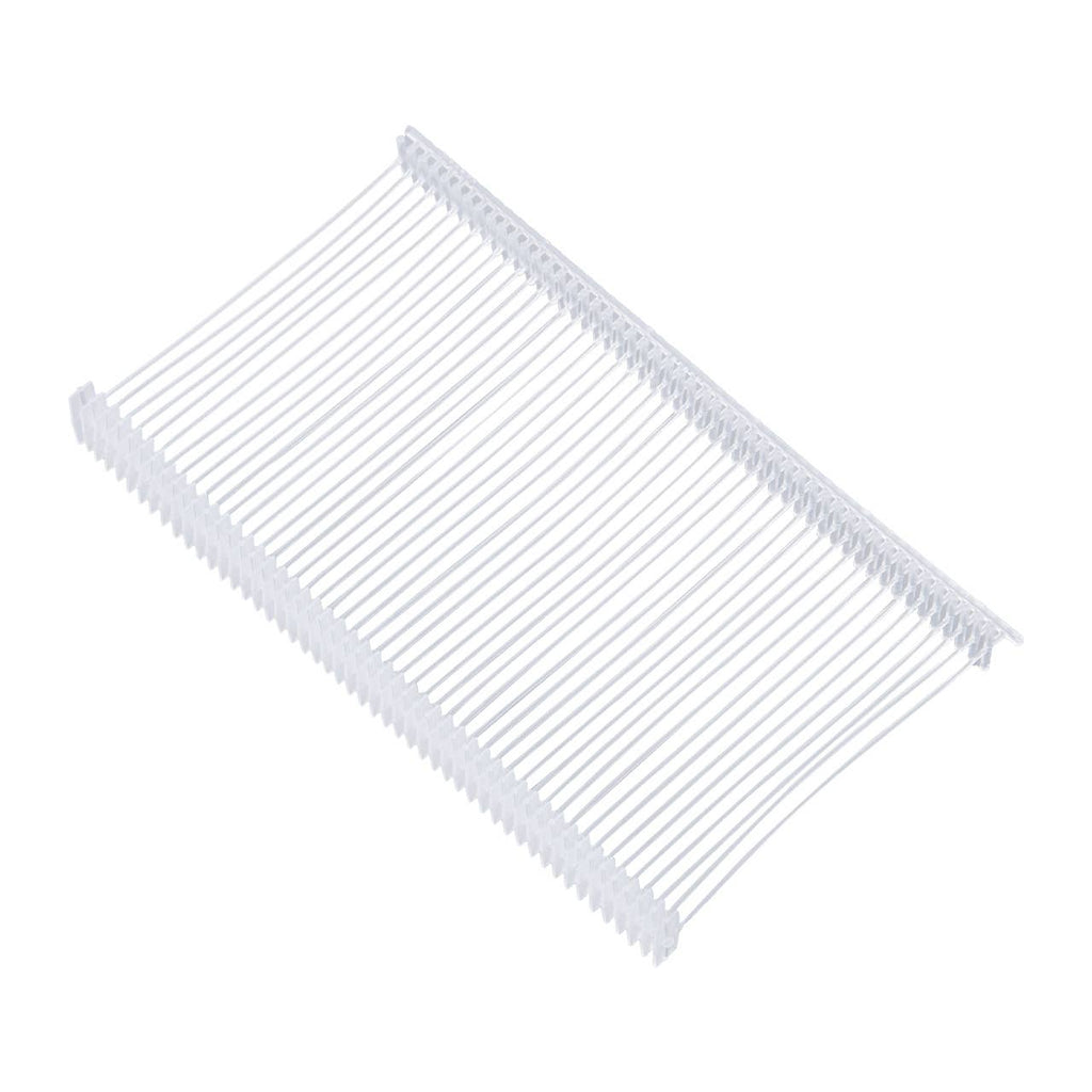 2" Clear Fine Fabric Tagging Fasteners - Carton of 5000