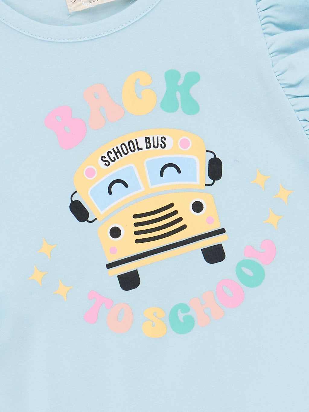 Back to School Bus Ruffle Outfit