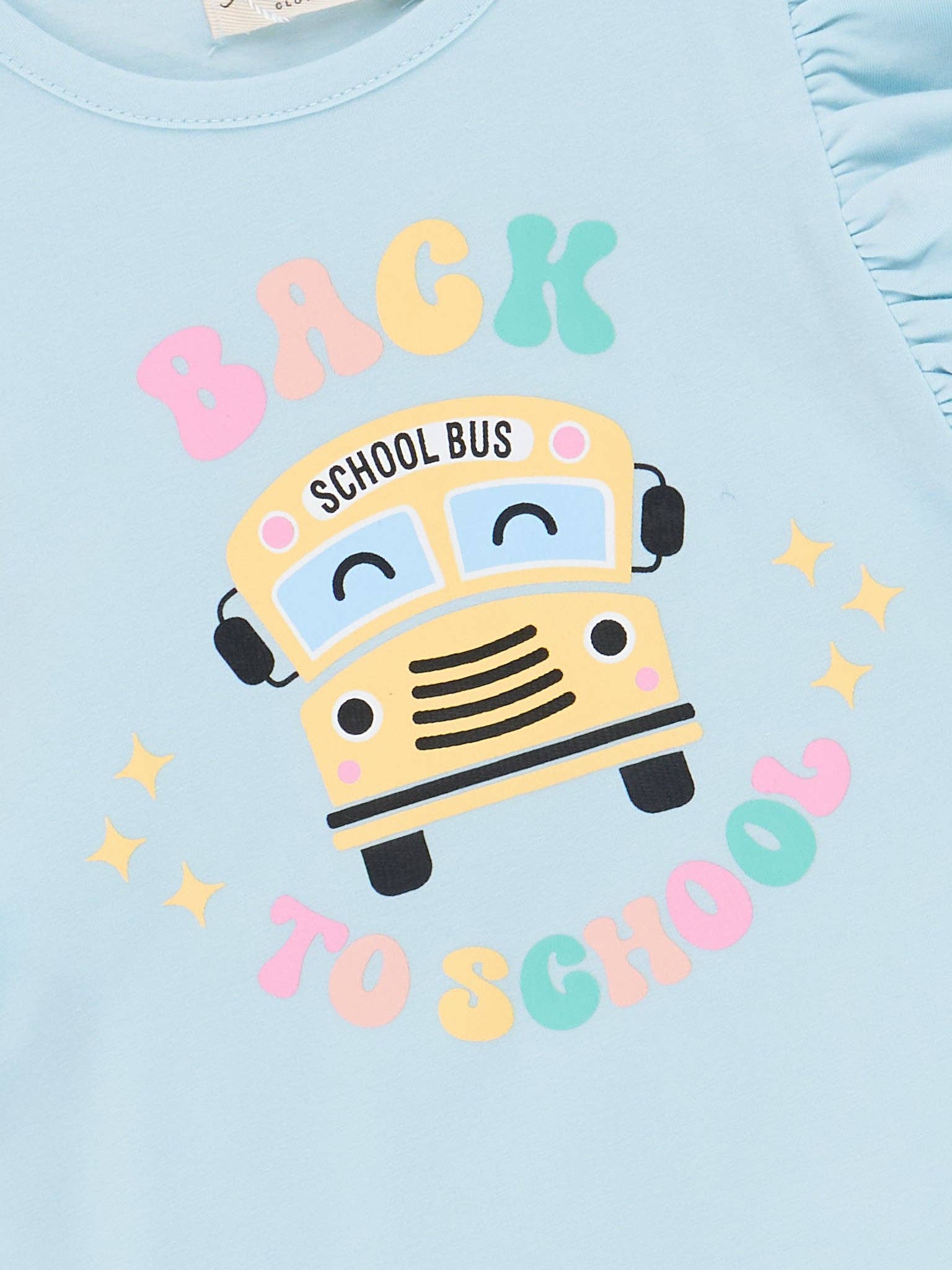 Back to School Bus Ruffle Outfit