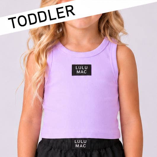 LAVENDER TODDLER SOLID TANK