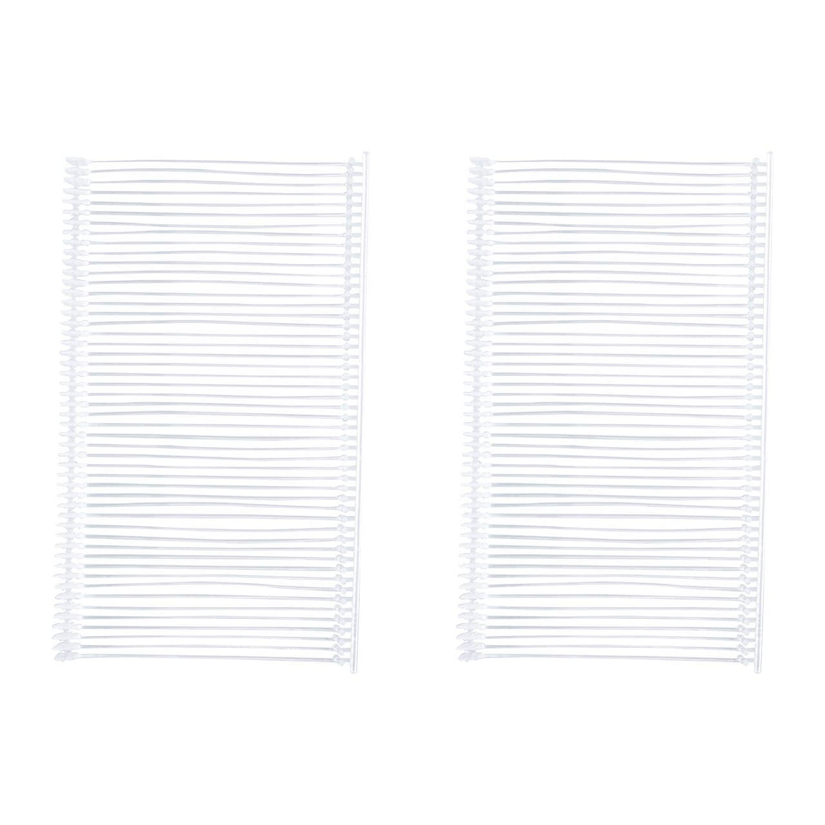 2" Clear Fine Fabric Tagging Fasteners - Carton of 5000